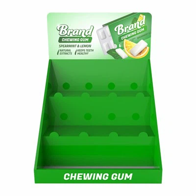 Zaslon na kartonskom pultu